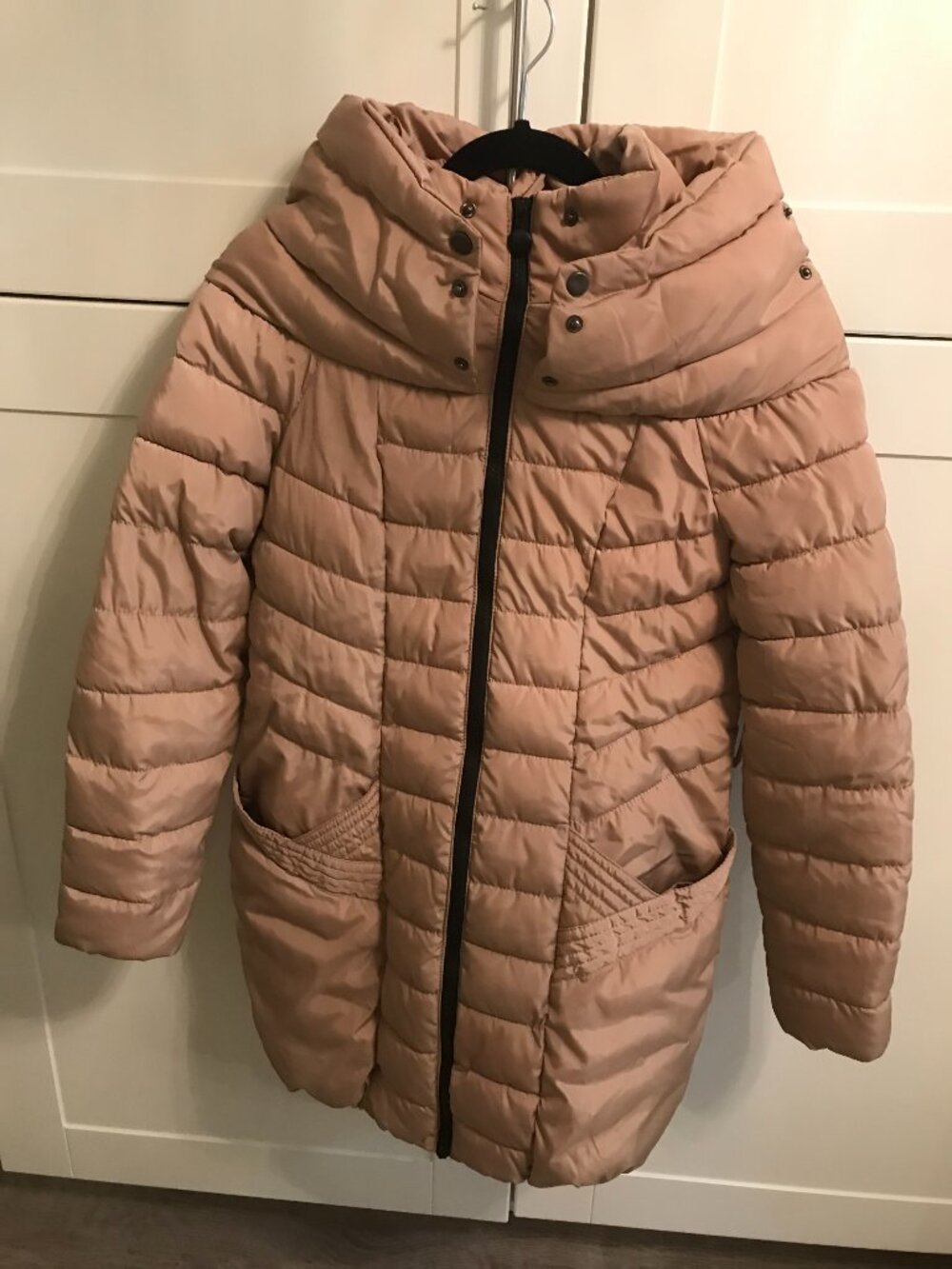 WNZD Women's long puffer winter jacket coat (XL Size)